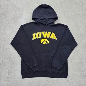 Hanes Black and Yellow Collegiate Hoodie